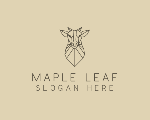 Geometric Minimal Animal logo design