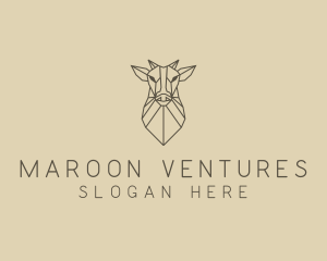 Geometric Minimal Animal logo design