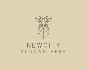 Geometric Minimal Animal logo design