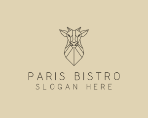 Geometric Minimal Animal logo design