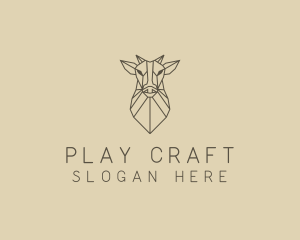 Geometric Minimal Animal logo design