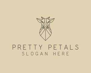 Geometric Minimal Animal logo design