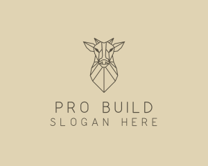 Geometric Minimal Animal logo design