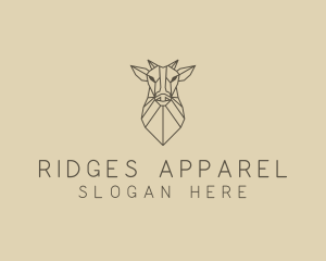 Geometric Minimal Animal logo design