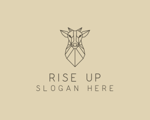 Geometric Minimal Animal logo design