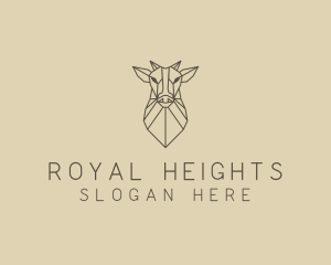 Geometric Minimal Animal logo design