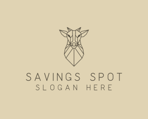 Geometric Minimal Animal logo design