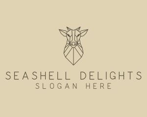 Geometric Minimal Animal logo design