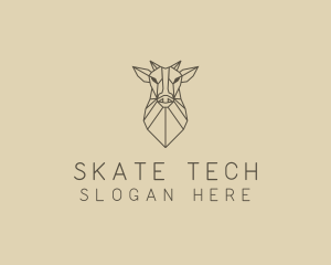 Geometric Minimal Animal logo design