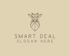 Geometric Minimal Animal logo design