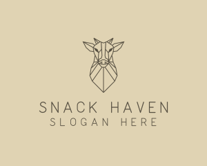 Geometric Minimal Animal logo design