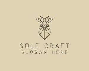 Geometric Minimal Animal logo design