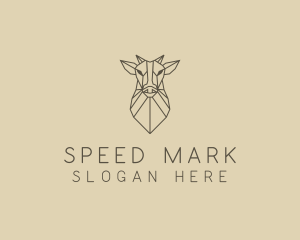 Geometric Minimal Animal logo design