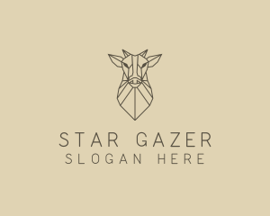 Geometric Minimal Animal logo design