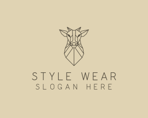 Geometric Minimal Animal logo design