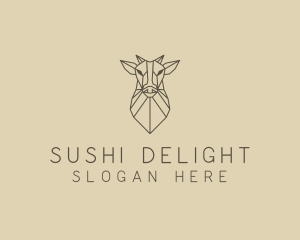 Geometric Minimal Animal logo design