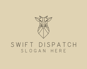 Geometric Minimal Animal logo design