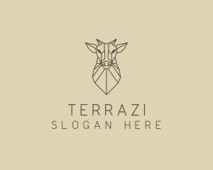 Geometric Minimal Animal logo design