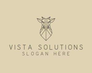 Geometric Minimal Animal logo design