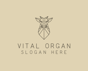 Geometric Minimal Animal logo design