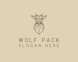 Geometric Minimal Animal logo design