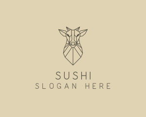 Geometric Minimal Animal logo design