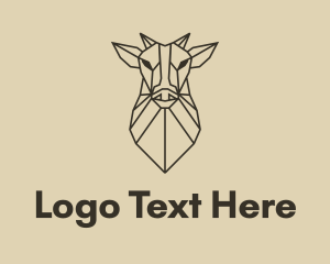 Minimal - Geometric Minimal Animal logo design