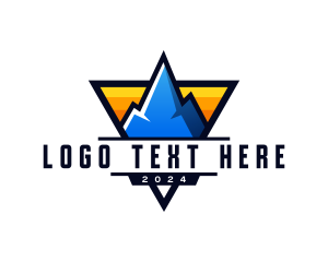 Outdoor - Mountain Summit Adventure logo design