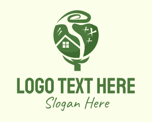 Village - Natural Tree House logo design