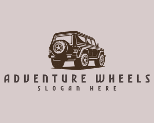 4wd - SUV Car Transportation logo design