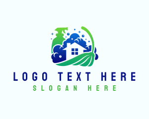 House - Housekeeping Home Sanitation logo design