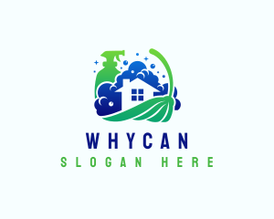 Sprayer - Housekeeping Home Sanitation logo design