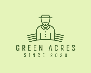 Farmer - Countryside Field Farmer logo design