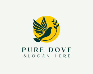 Dove Bird Freedom logo design