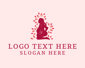 Natural Woman Leaf Logo