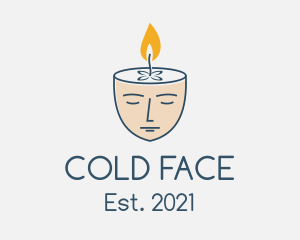 Face Scented Candle  logo design