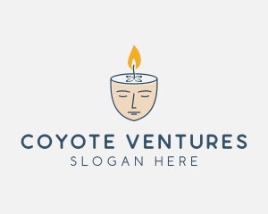 Face Scented Candle  logo design