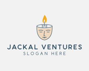 Face Scented Candle  logo design