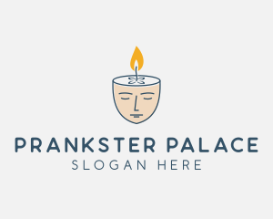 Face Scented Candle  logo design