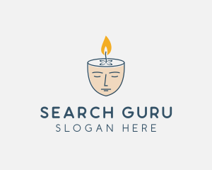 Face Scented Candle  logo design