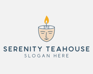 Face Scented Candle  logo design