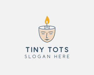 Face Scented Candle  logo design