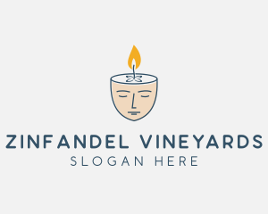 Face Scented Candle  logo design