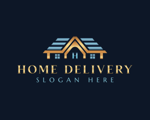 Roofing Property House logo design