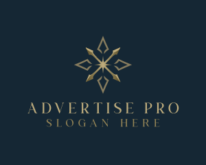 Advertisement - Premium Compass Arrow logo design