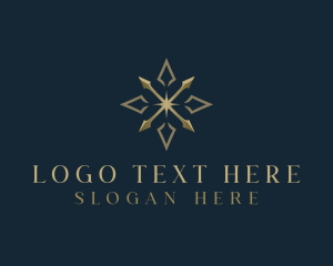 Premium - Premium Compass Arrow logo design