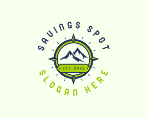 Mountain Travel Navigation logo design