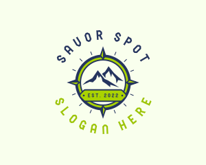 Mountain Travel Navigation logo design