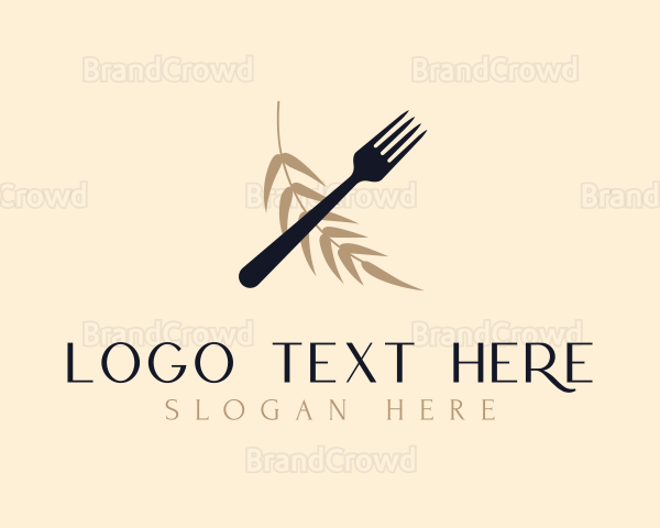Fork Leaves Brand Logo