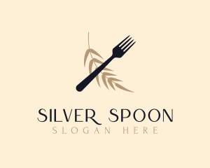 Fork - Fork Leaves Brand logo design